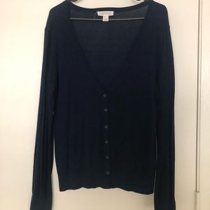 Navy Blue Cardigan